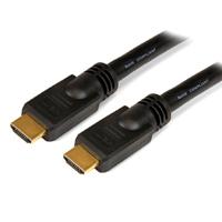 CABLE HDMI DE 7.6M ALTA VELOCIDAD - 2X HDMI MACHO - NEGRO - ULTRA HD 4K X 2K - STARTECH.COM MOD. HDMM25 CABLE HDMI DE 7.6M ALTA VELOCIDAD - 2X HDMI MACHO - NEGRO - ULTRA HD 4K X 2K - STARTECH.COM MOD. HDMM25